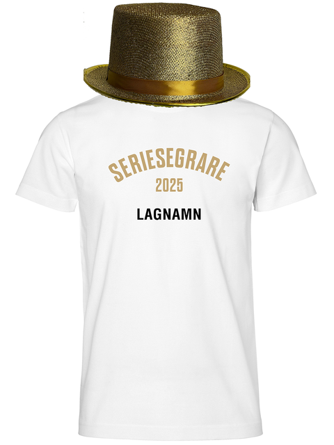 League Winners - T-shirt + Golden Hat